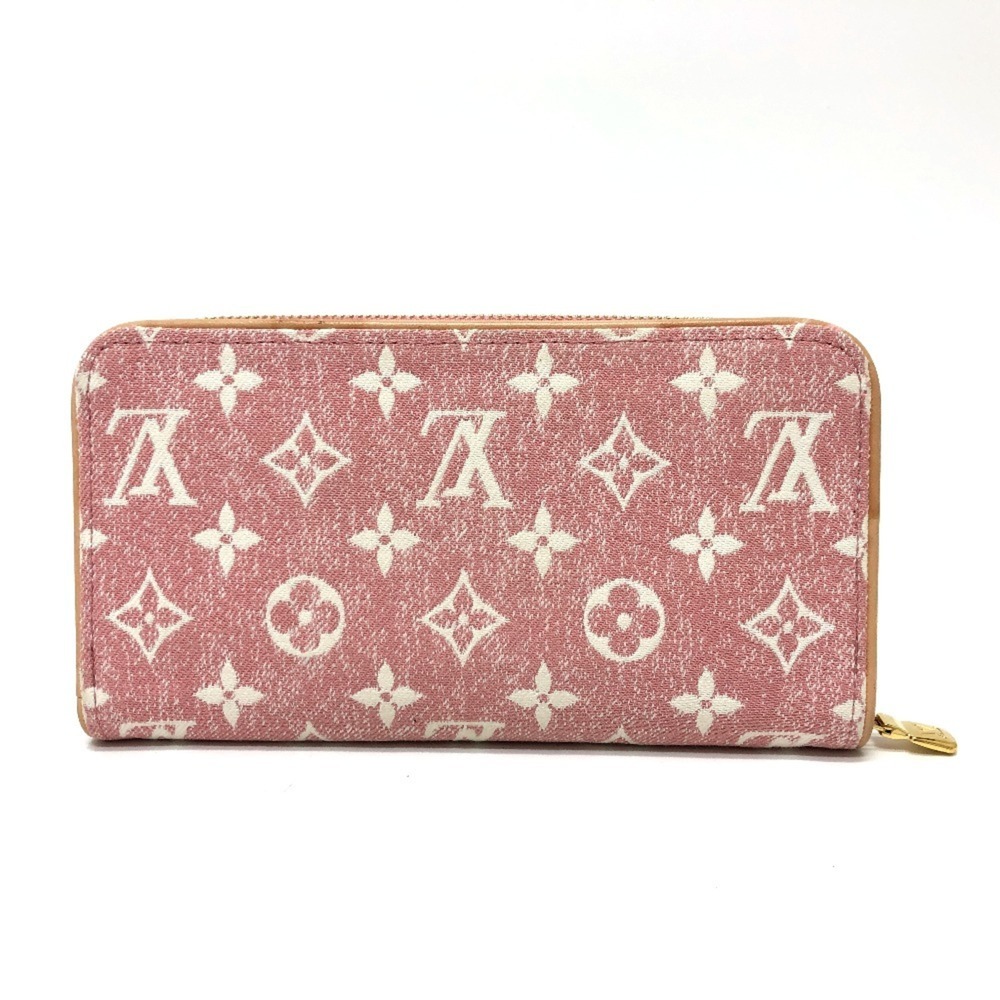 LOUIS VUITTON M81182 Monogram Denim Zippy Wallet, Round Zipper Long Denim, Wo...